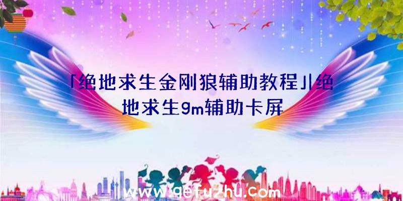 「绝地求生金刚狼辅助教程」|绝地求生gm辅助卡屏